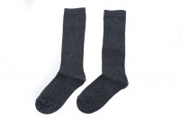 calcetín largo gris oscuro