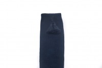 Calcetines altos con borlas Azul Marino